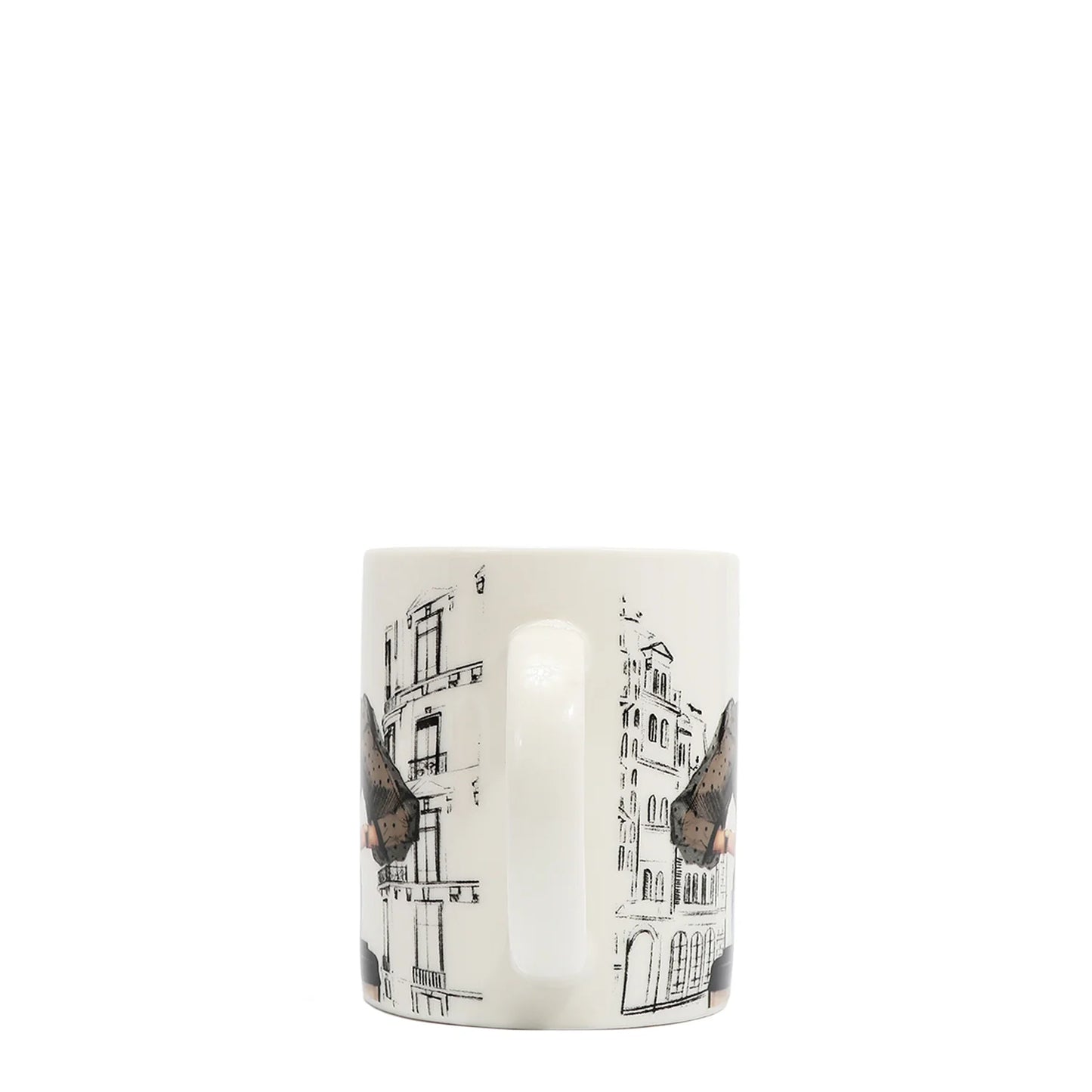 NIKKY CERAMIC MUG WITH BUNNY KEYCHAIN URBAN COFFEE DREAM