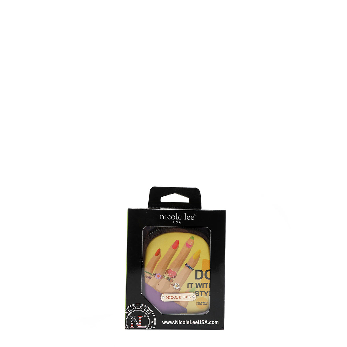 MINI ZIP BACKPACK COIN PURSE NAIL POLISH