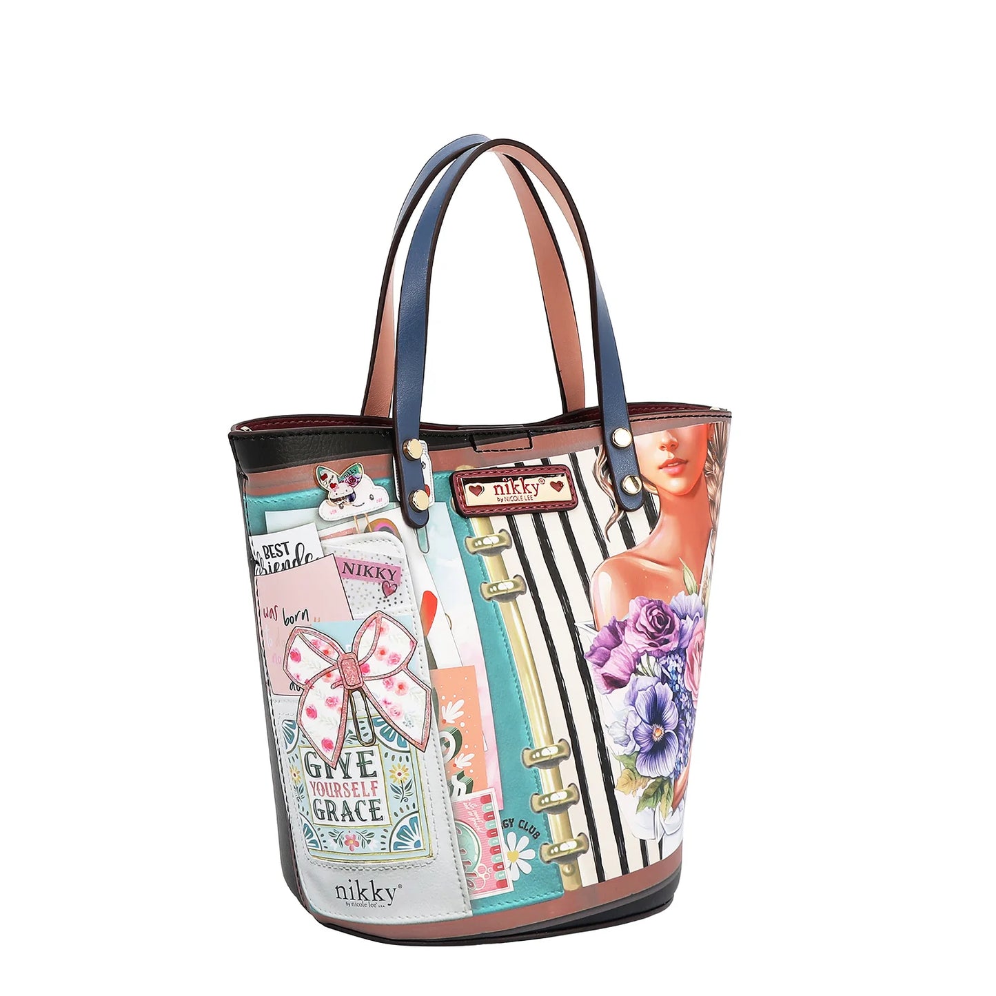 NOSTALGIA 2PC SMALL BUCKET BAG