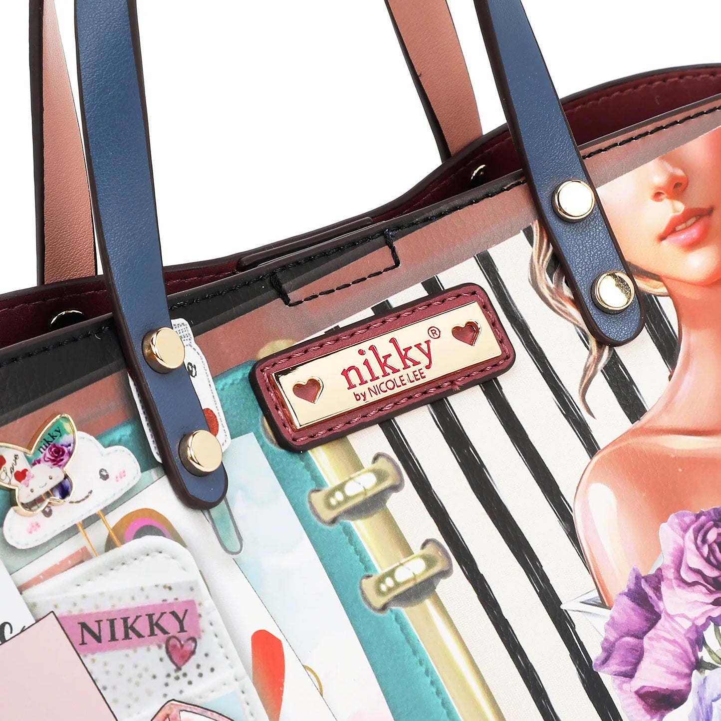 NOSTALGIA 2PC SMALL BUCKET BAG