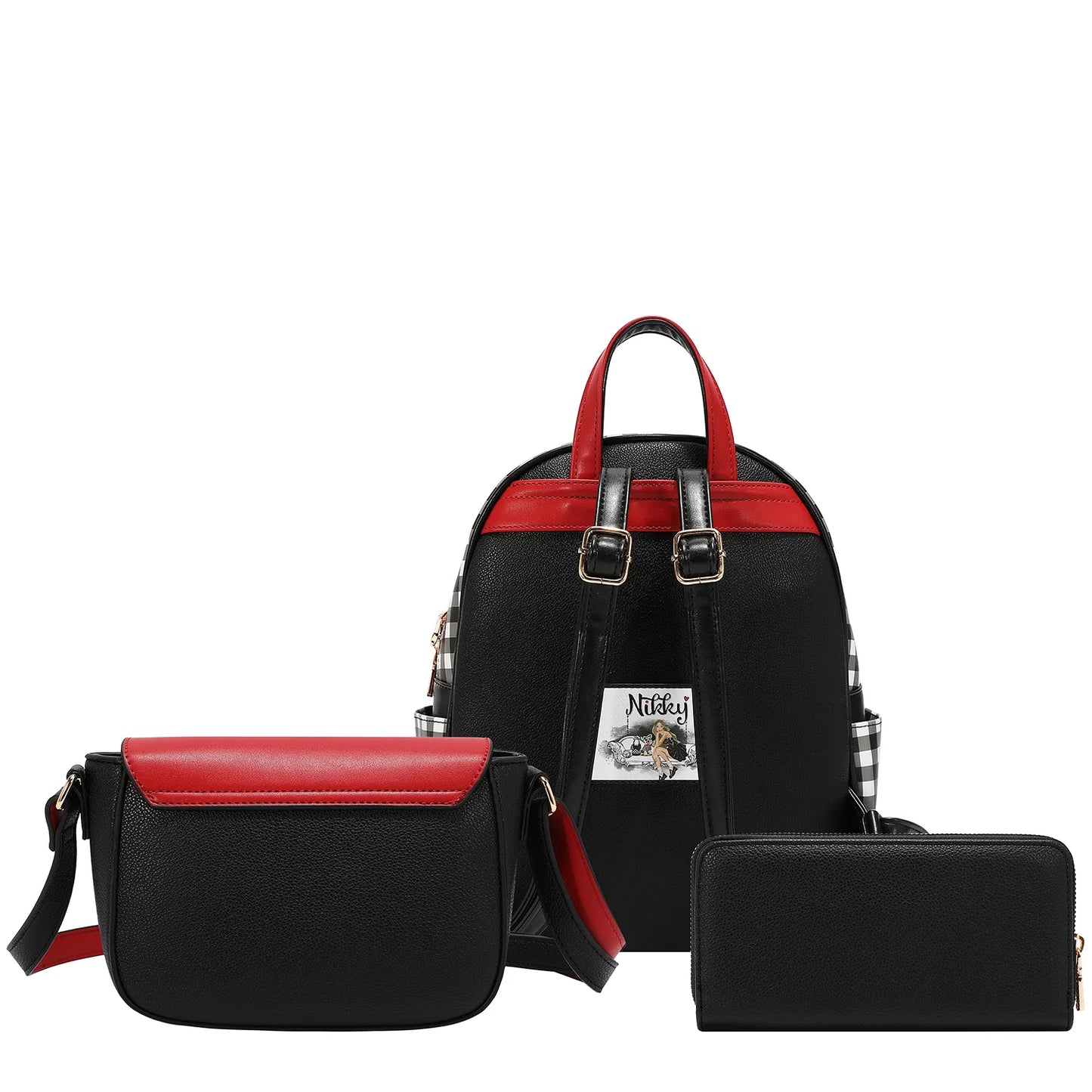 ANGEL FROM ABOVE 3 PIECE SET (BACKPACK, MINI CROSSBODY, WALLET)