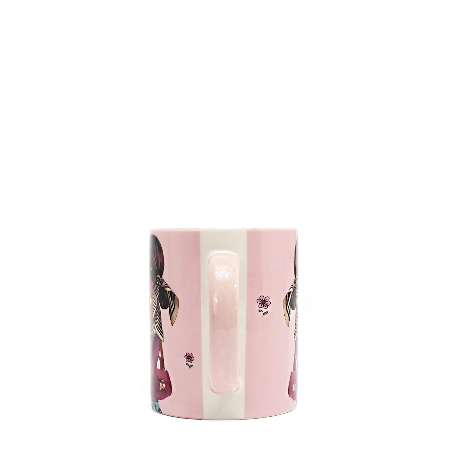 NIKKY CERAMIC MUG WITH BUNNY KEYCHAIN FLOWER DAY