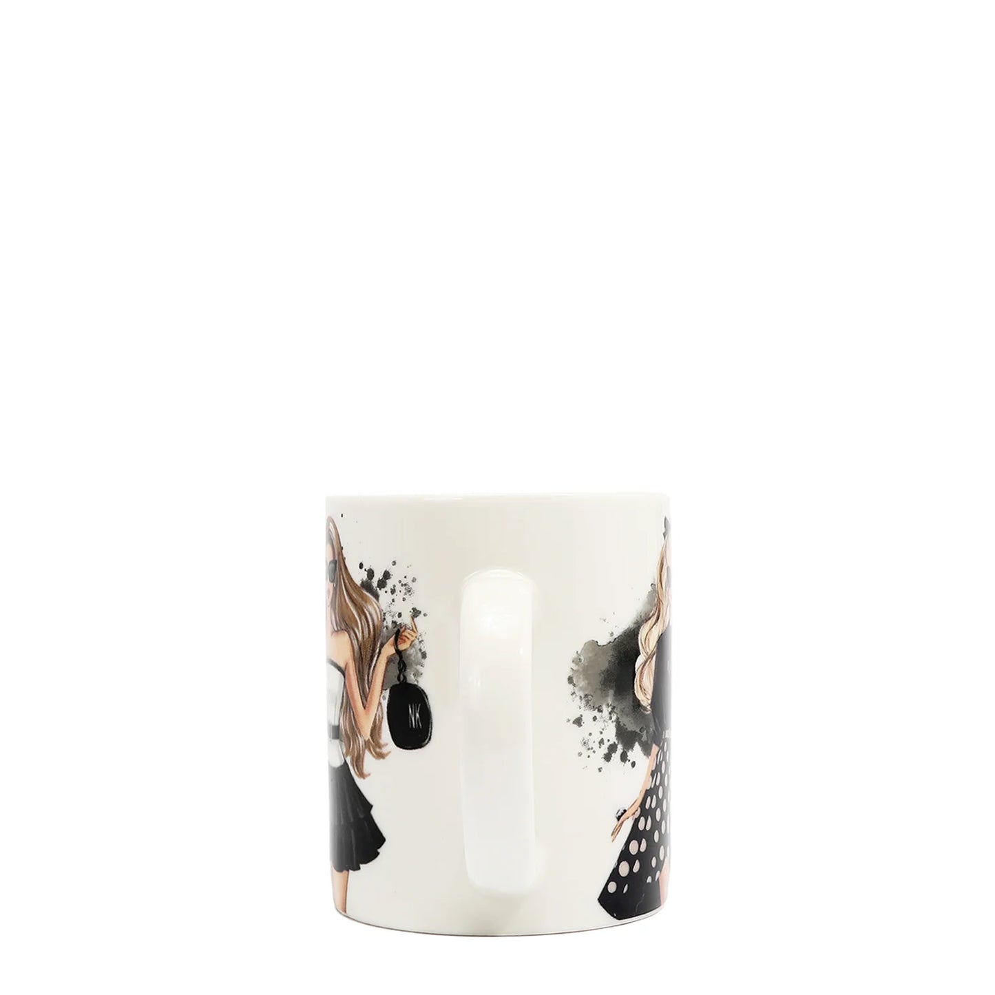 NIKKY CERAMIC MUG WITH BUNNY KEYCHAIN TRIO