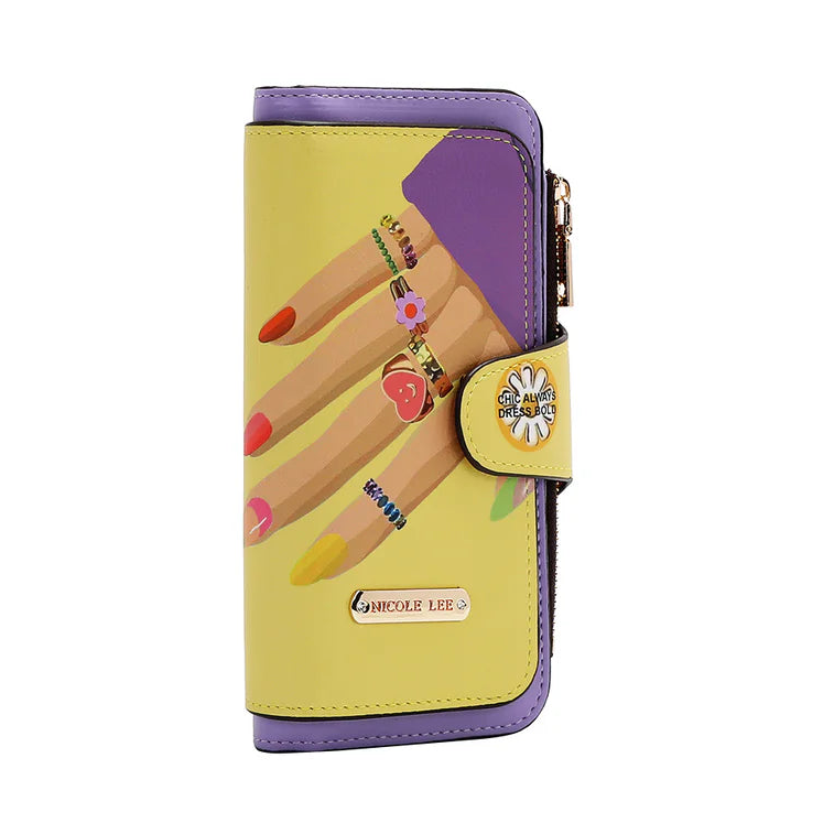 BIFOLD LAYERED WALLET NAIL POLISH