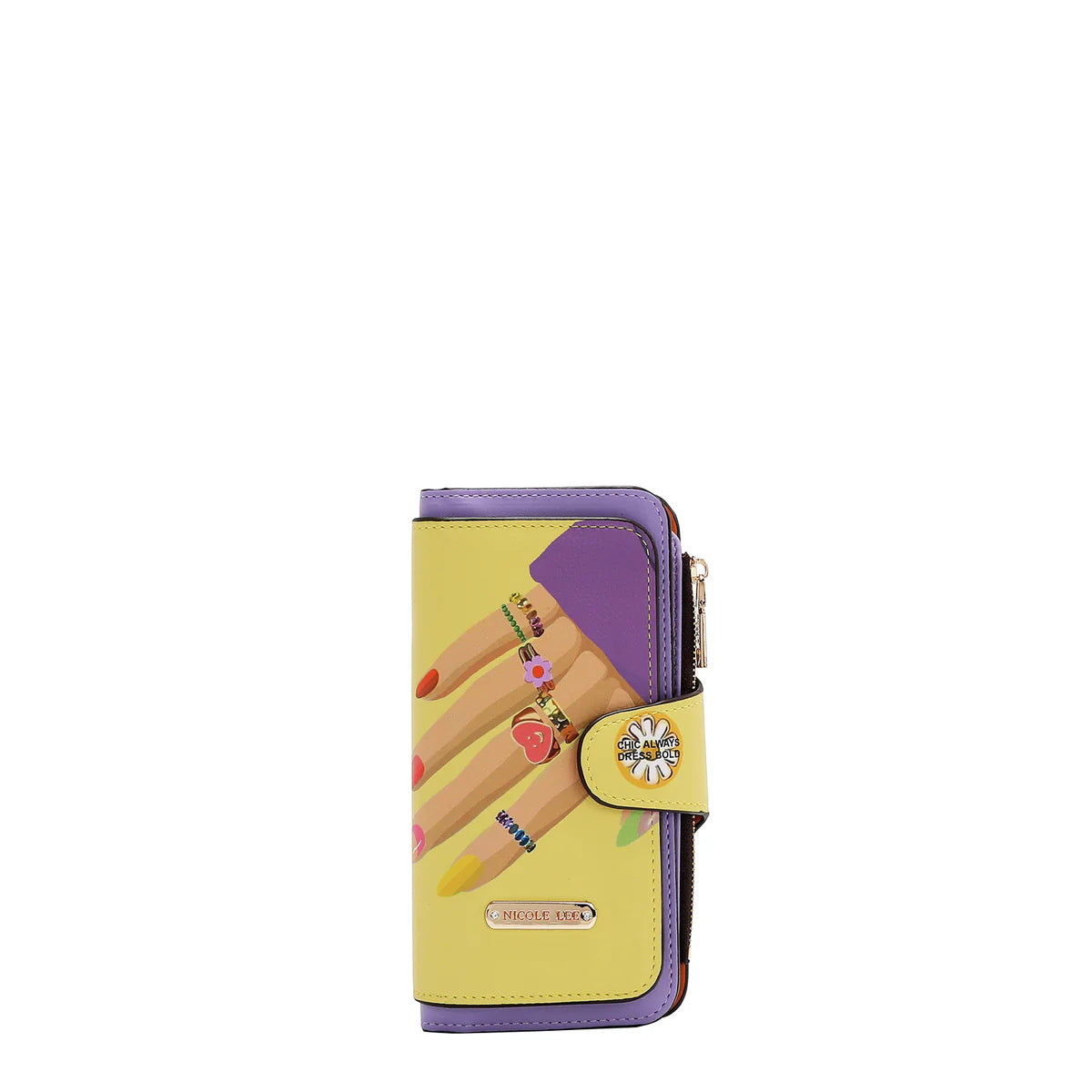 BIFOLD LAYERED WALLET NAIL POLISH