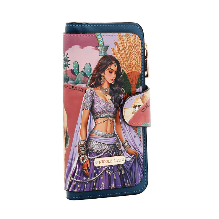 BIFOLD LAYERED WALLET QUEEN CLEOPATRA
