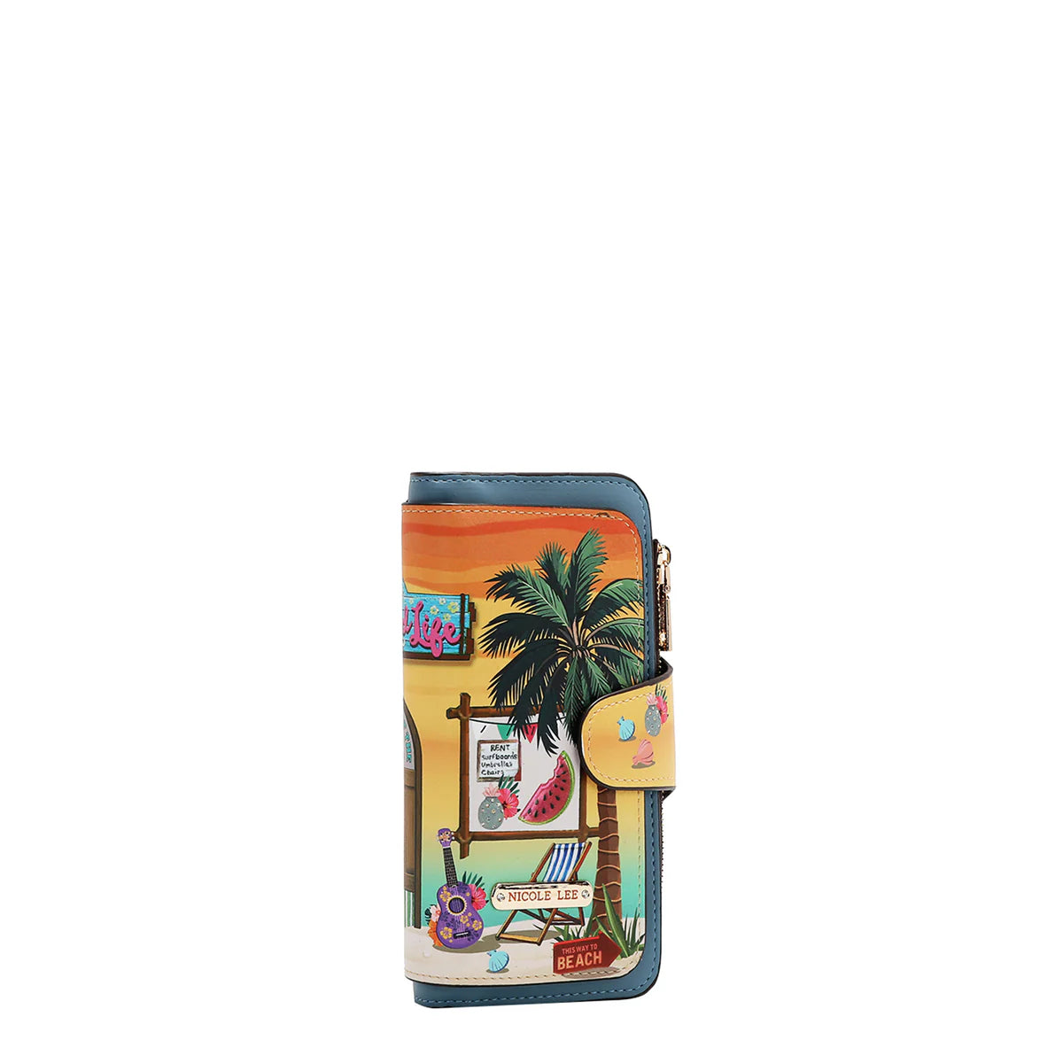 BIFOLD LAYERED WALLET SUN AND SAND