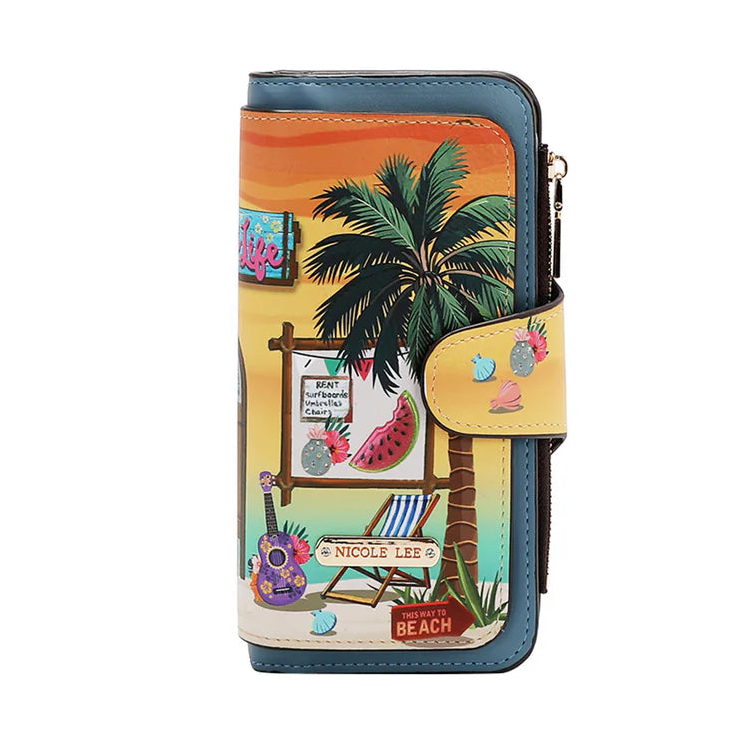 BIFOLD LAYERED WALLET SUN AND SAND