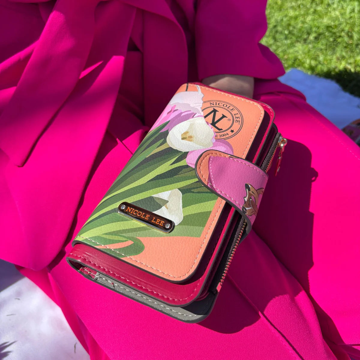 BIFOLD LAYERED WALLET VIOLET BLOSSOM