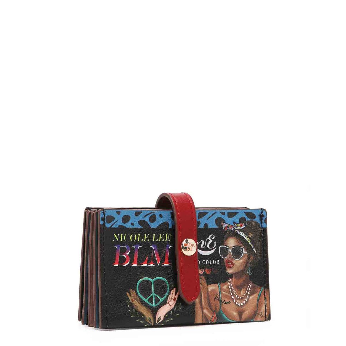 RFID ACCORDION CARD CASE LATOYA LOVES WHO SHE IS