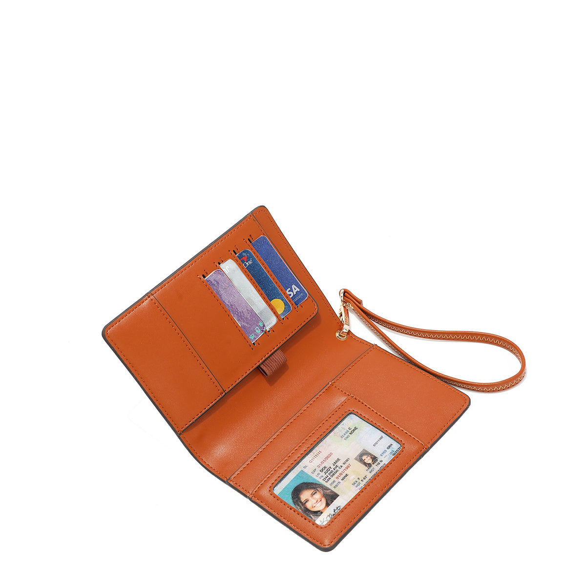 PASSPORT WALLET WRISTLET AKIKO LA BELLEZA