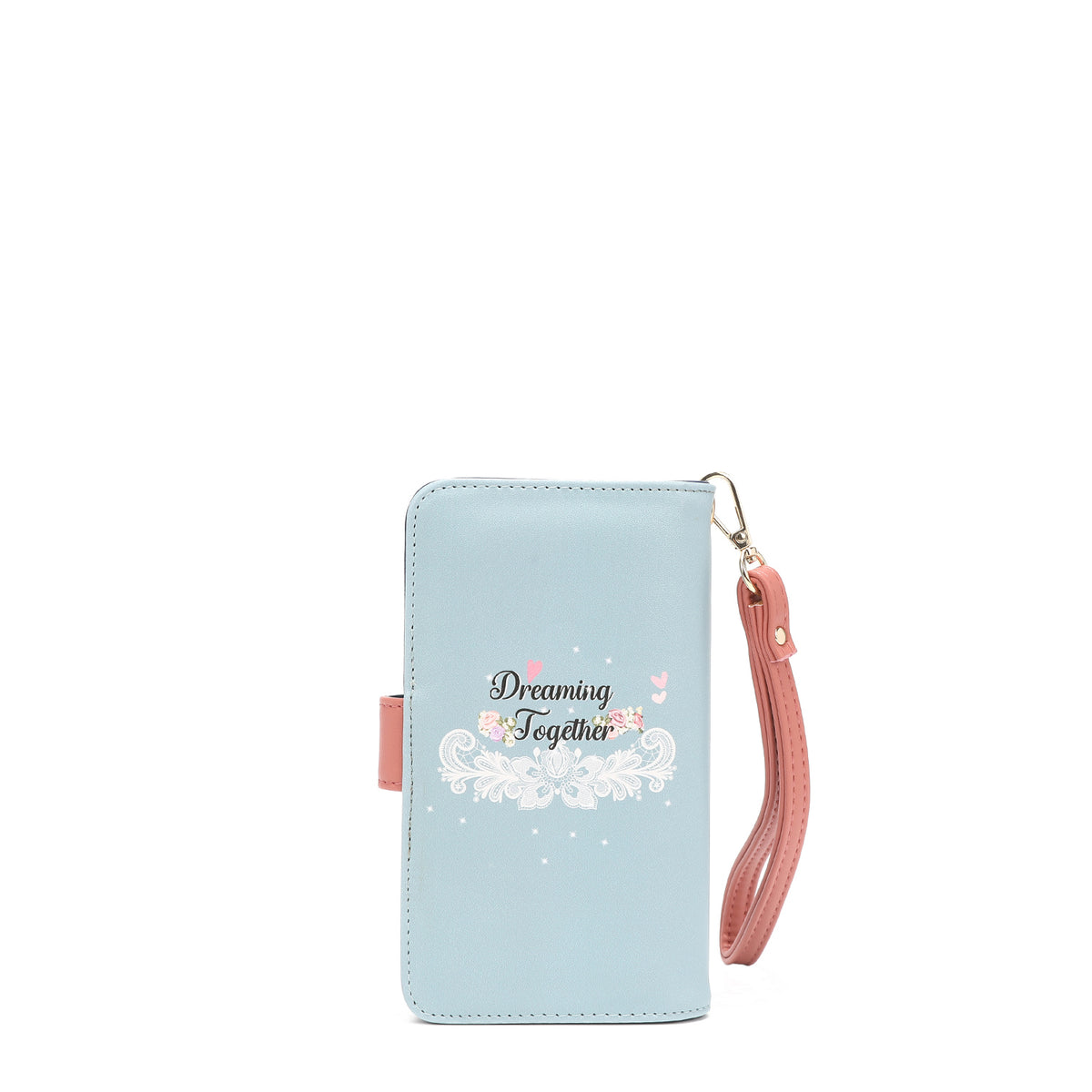 NL SIGNATURE PHONE CASE AND WALLET WRISTLET DREAMING TOGETHER