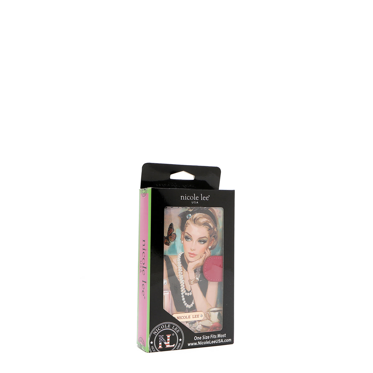 NL SIGNATURE PHONE CASE AND WALLET WRISTLET SABINA IMAGINES
