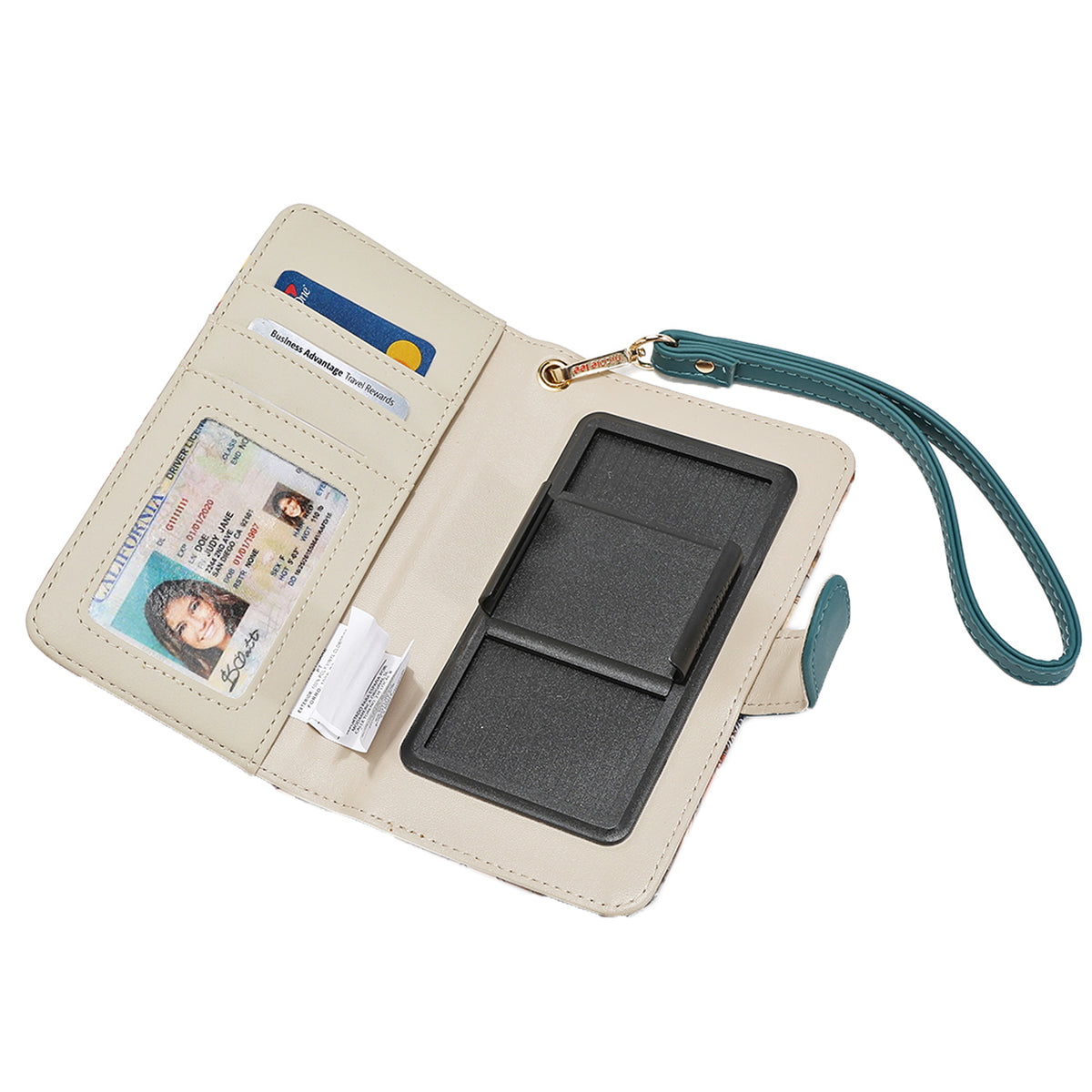 NL SIGNATURE PHONE CASE AND WALLET WRISTLET FAMILY YEARBOOK