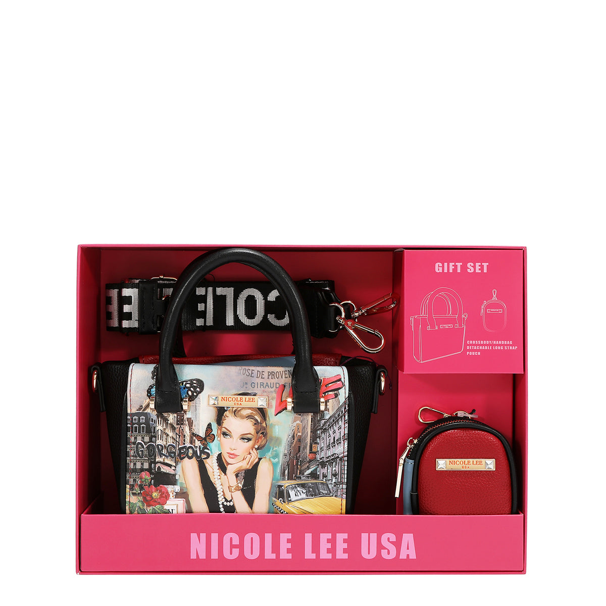 2PC GIFT SET / MINI CROSSBODY AND POUCH