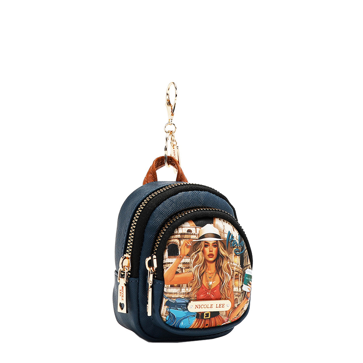 MINI ZIP BACKPACK COIN PURSE MARTHA TRAVELS ITALY