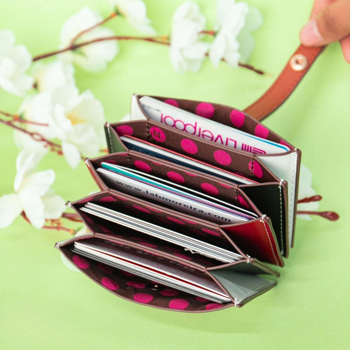 RFID ACCORDION CARD CASE LATOYA LOVES WHO SHE IS