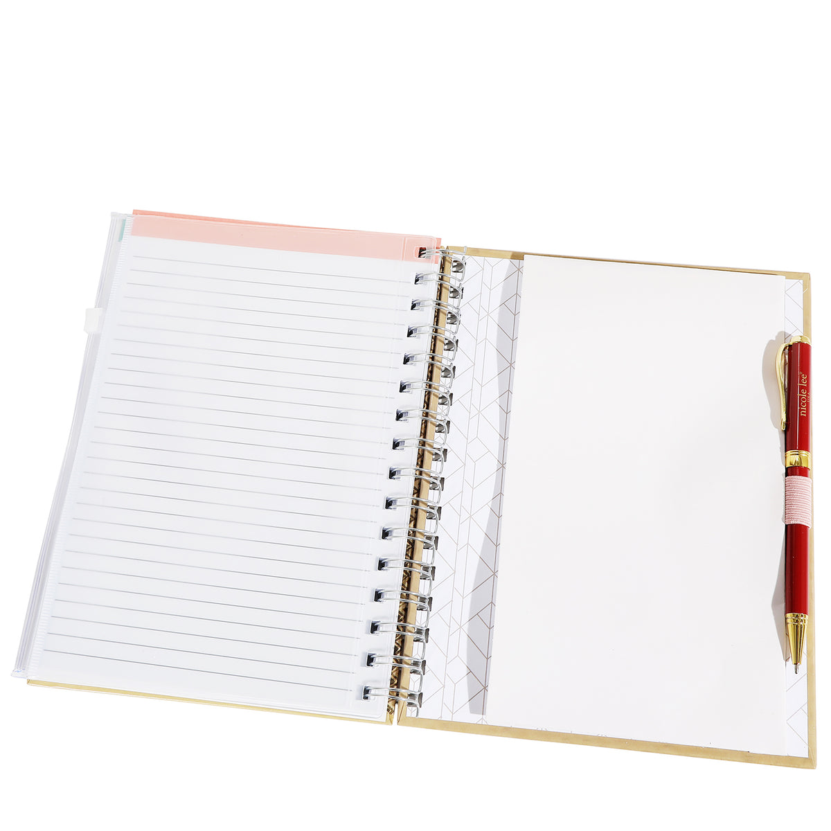 SPIRAL PLANNER WITH ZIP POCKET & STICKY NOTES SABINA IMAGINES