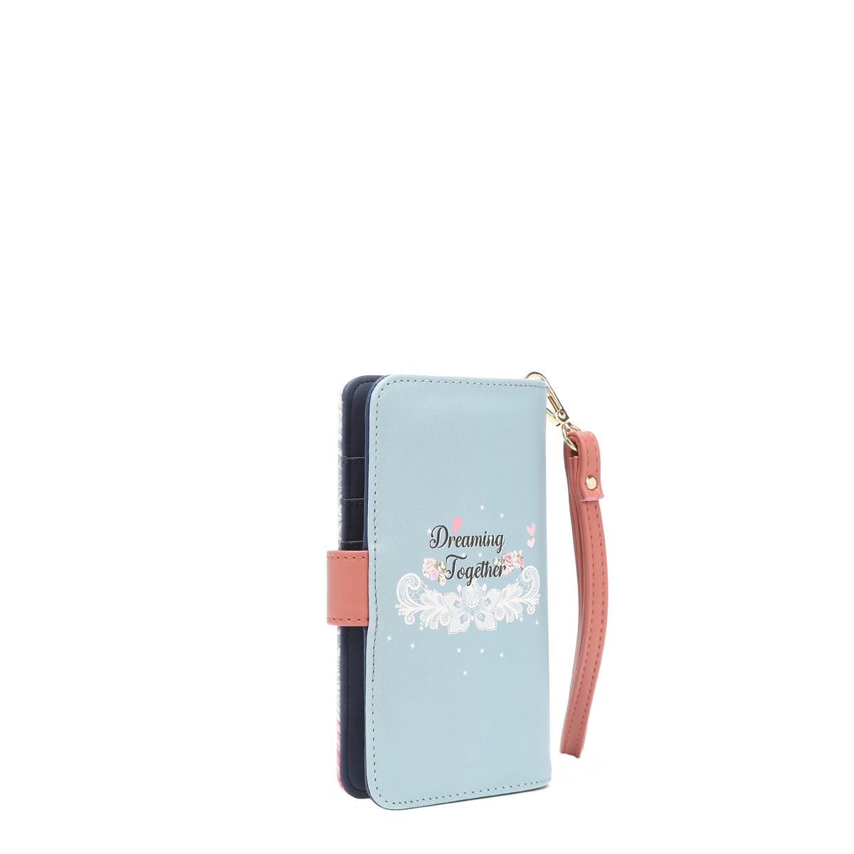 NL SIGNATURE PHONE CASE AND WALLET WRISTLET DREAMING TOGETHER
