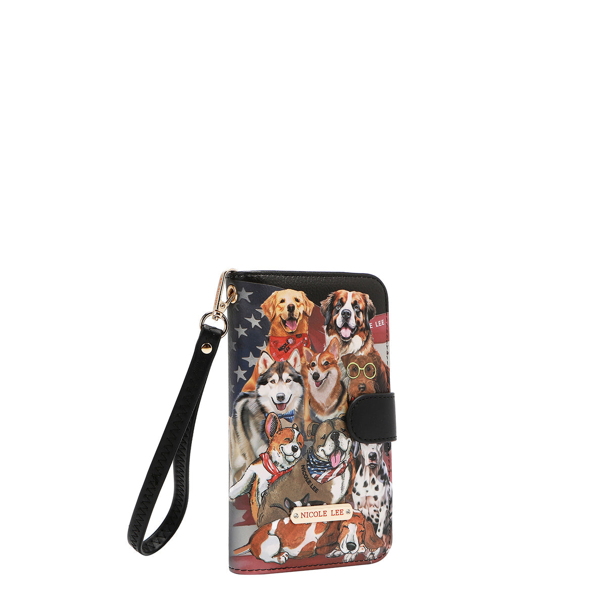 NL SIGNATURE PHONE CASE AND WALLET WRISTLET BEST SMILE