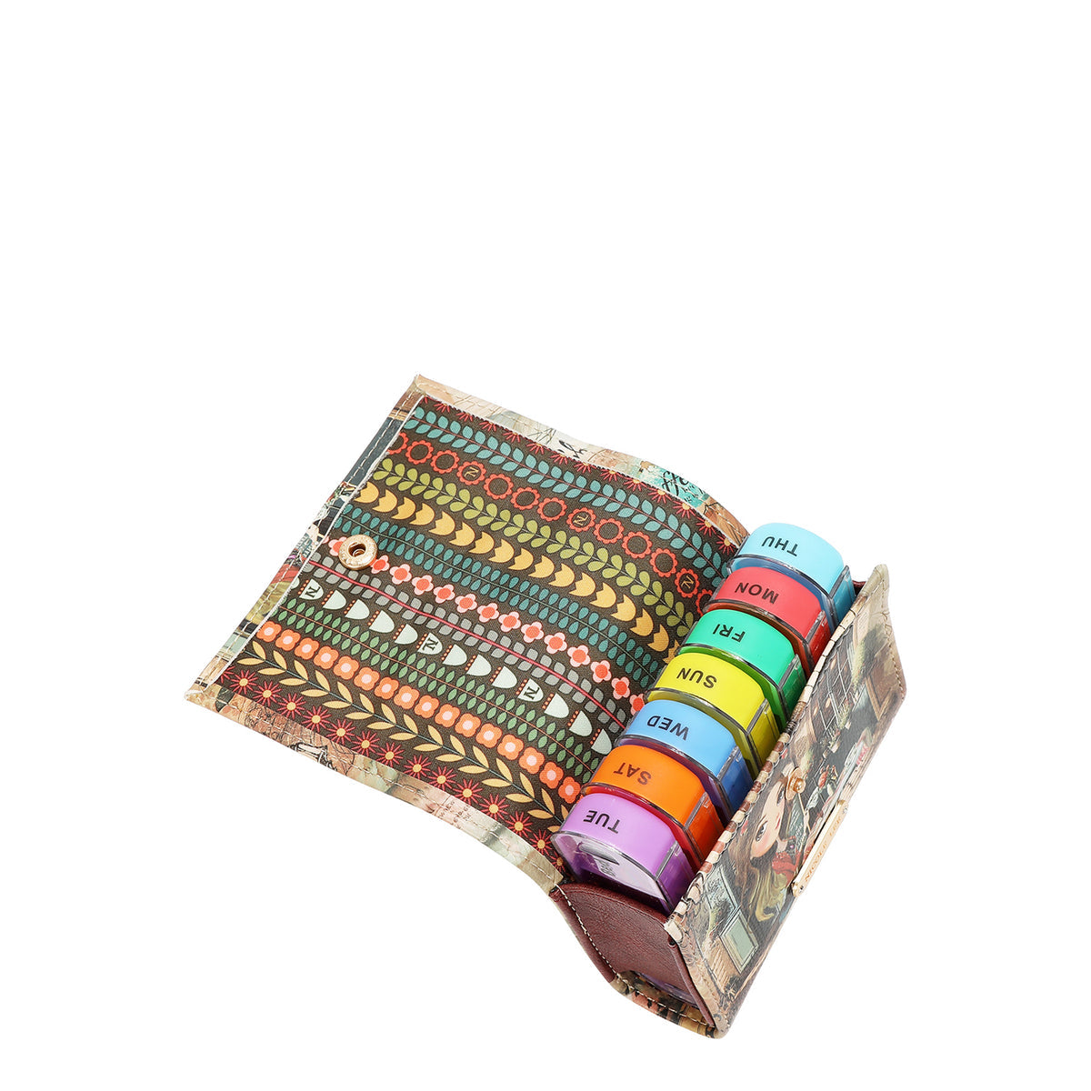 TRAVEL PILL POUCH ORGANIZER VIRTUAL FRIEND