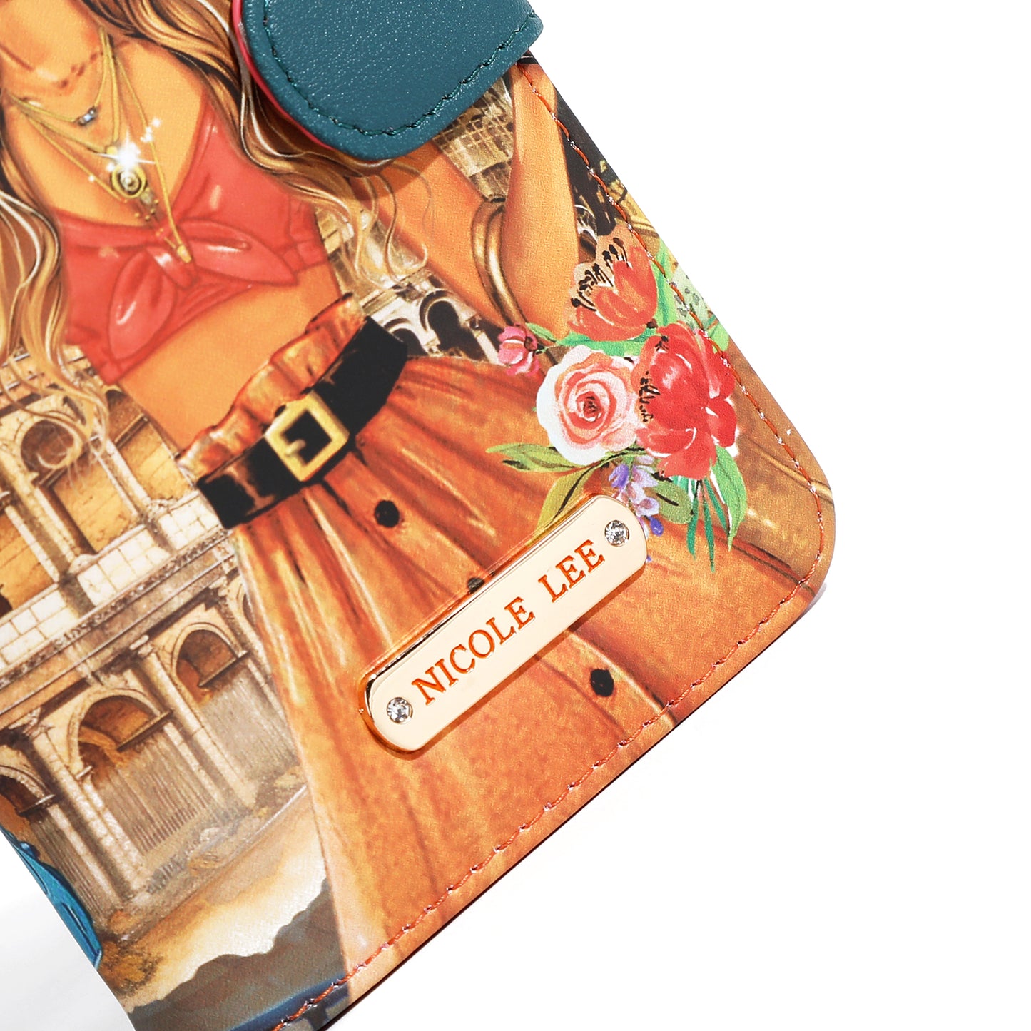 NL SIGNATURE PHONE CASE AND WALLET WRISTLET MARTHA