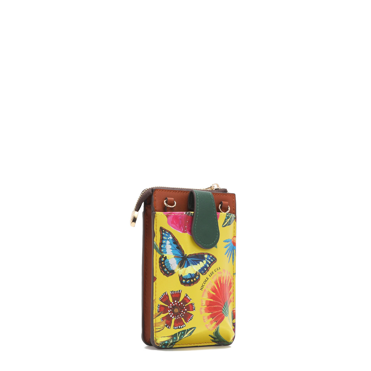 KIRA PHONE CASE CROSSBODY BUTTER FLOWER MUSTARD
