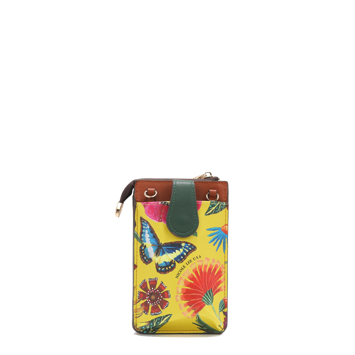 KIRA PHONE CASE CROSSBODY BUTTER FLOWER MUSTARD