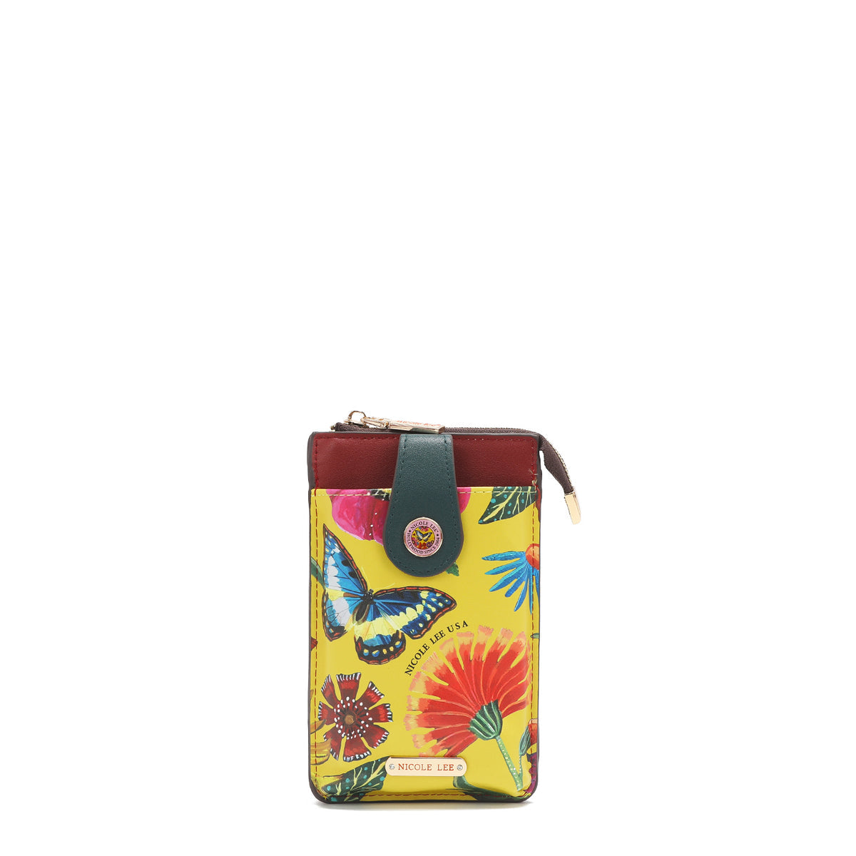 KIRA PHONE CASE CROSSBODY BUTTER FLOWER MUSTARD