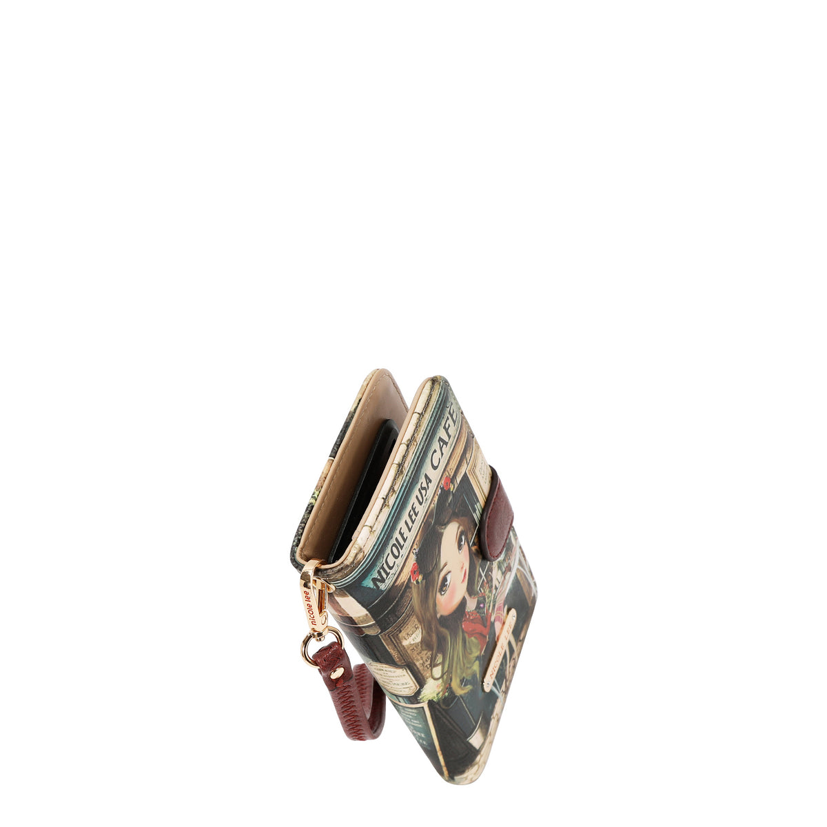 NL SIGNATURE PHONE CASE AND WALLET WRISTLE VIRTUAL FRIEND