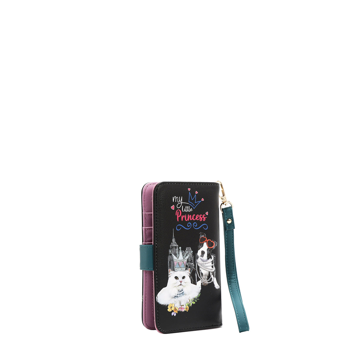 NL SIGNATURE PHONE CASE AND WALLET WRISTLET FAMILY YEARBOOK