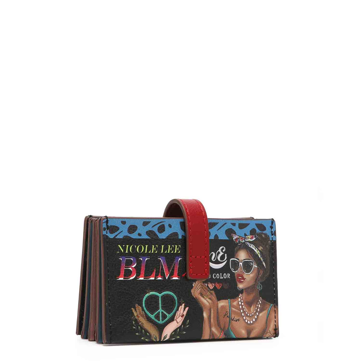 RFID ACCORDION CARD CASE LATOYA LOVES WHO SHE IS