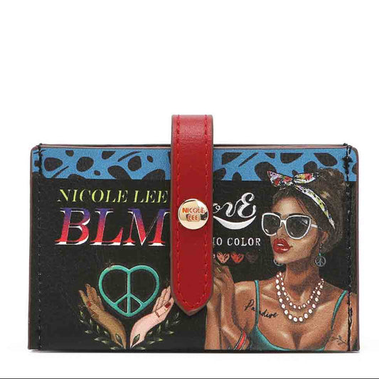 RFID ACCORDION CARD CASE LATOYA LOVES WHO SHE IS