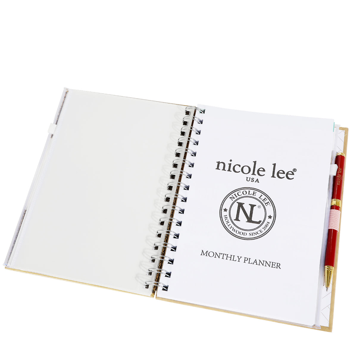 SPIRAL PLANNER WITH ZIP POCKET & STICKY NOTES SABINA IMAGINES