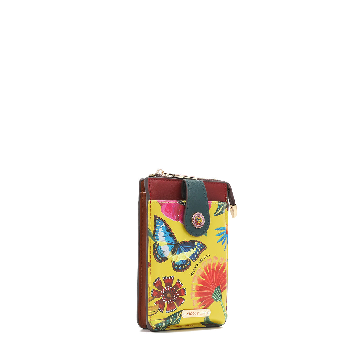 KIRA PHONE CASE CROSSBODY BUTTER FLOWER MUSTARD
