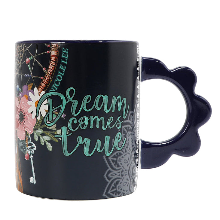 PETAL CERAMIC MUG DREAM COMES TRUE