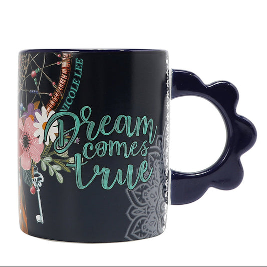 PETAL CERAMIC MUG DREAM COMES TRUE
