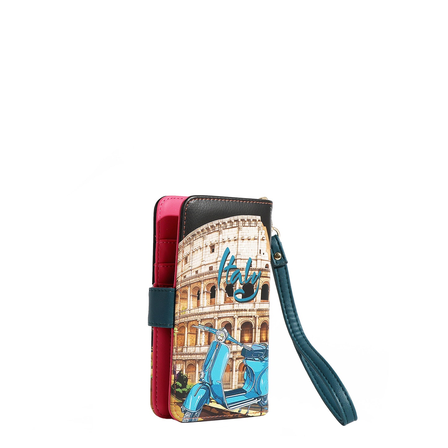 NL SIGNATURE PHONE CASE AND WALLET WRISTLET MARTHA