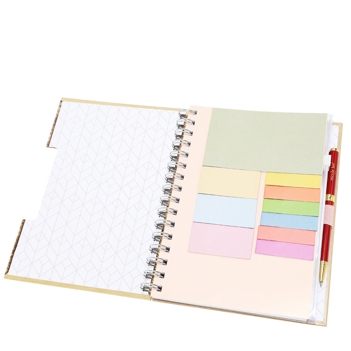 SPIRAL PLANNER WITH ZIP POCKET & STICKY NOTES SABINA IMAGINES