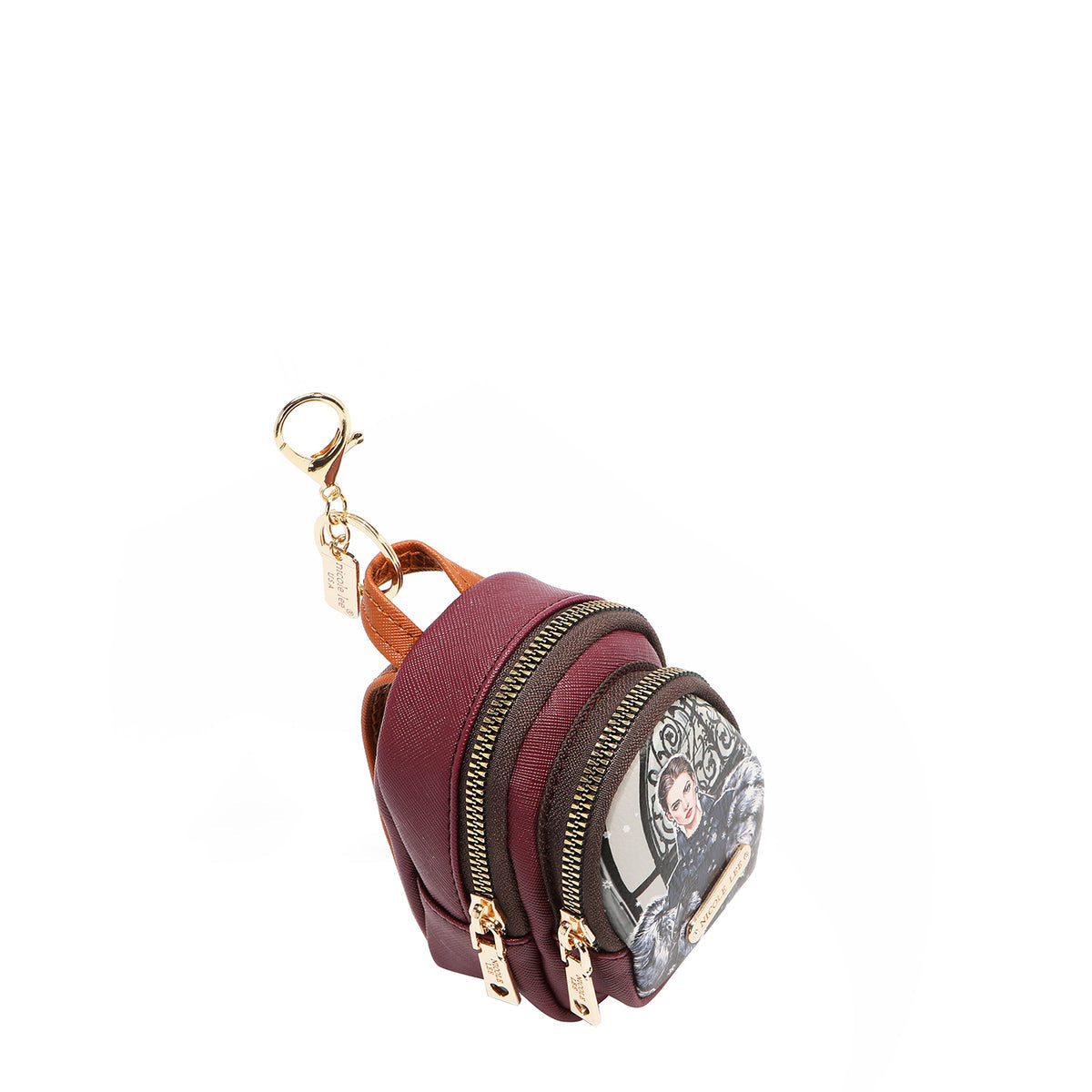 MINI ZIP BACKPACK COIN PURSE MODA SNOWFLAKE