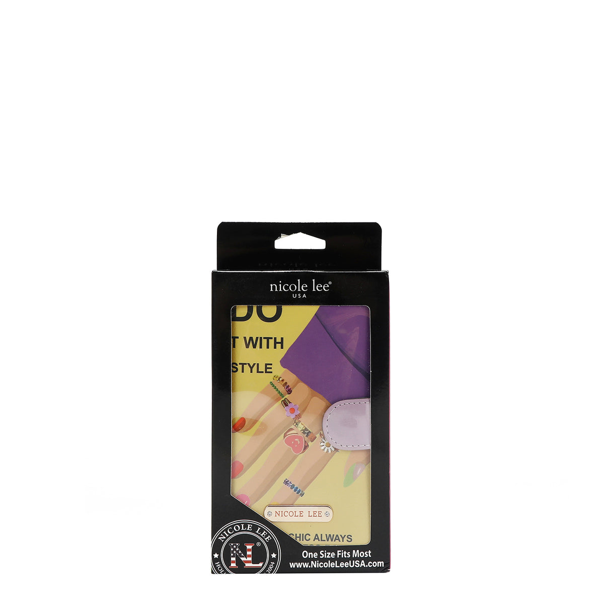 NL SIGNATURE PHONE CASE AND WALLET WRISTLET NAIL POLISH
