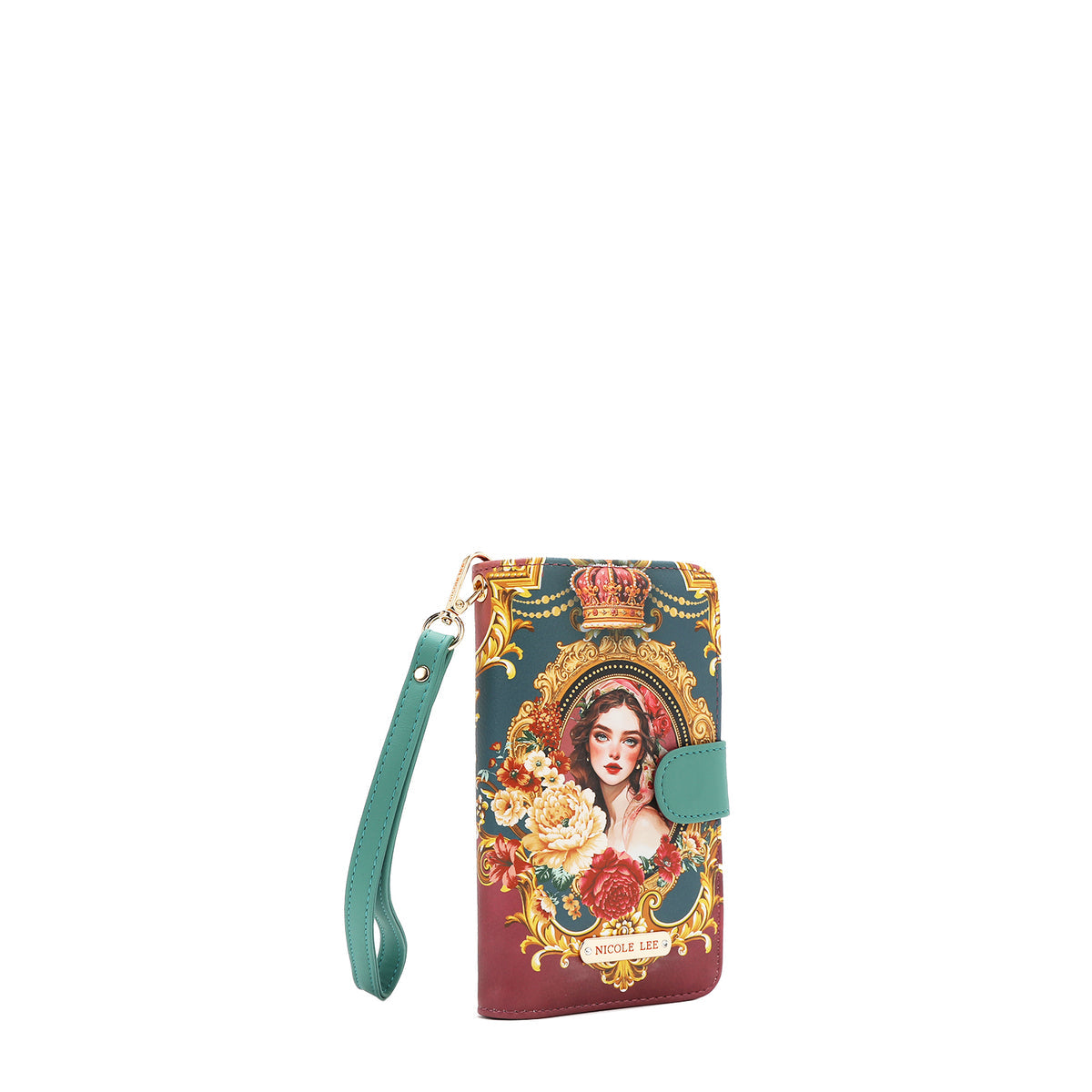 NL SIGNATURE PHONE CASE AND WALLET WRISTLET THE QUEEN