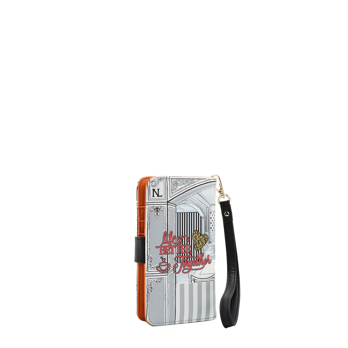 NL SIGNATURE PHONE CASE AND WALLET WRISTLET LADIES NIGHT OUT