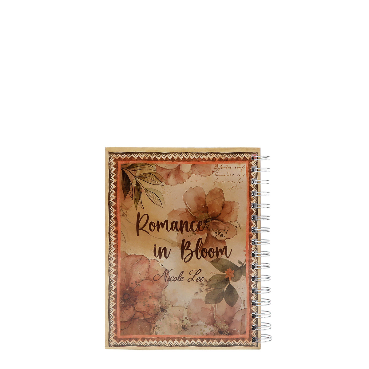 SPIRAL PLANNER WITH ZIP POCKET & STICKY NOTES REFLECTION OF LOVE