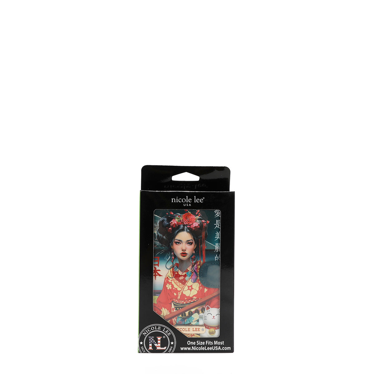 NL SIGNATURE PHONE CASE AND WALLET WRISTLET AKIKO LA BELLEZA