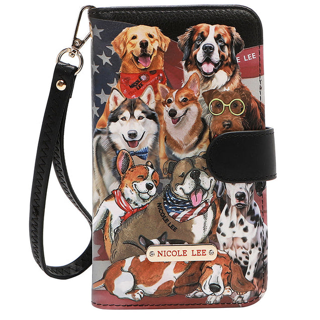 NL SIGNATURE PHONE CASE AND WALLET WRISTLET BEST SMILE