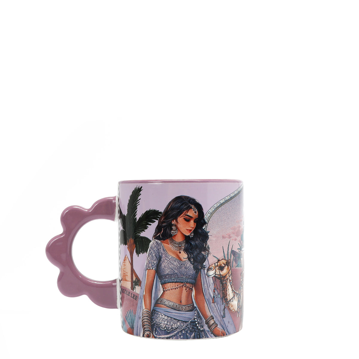 PETAL CERAMIC MUG QUEEN CLEOPATRA