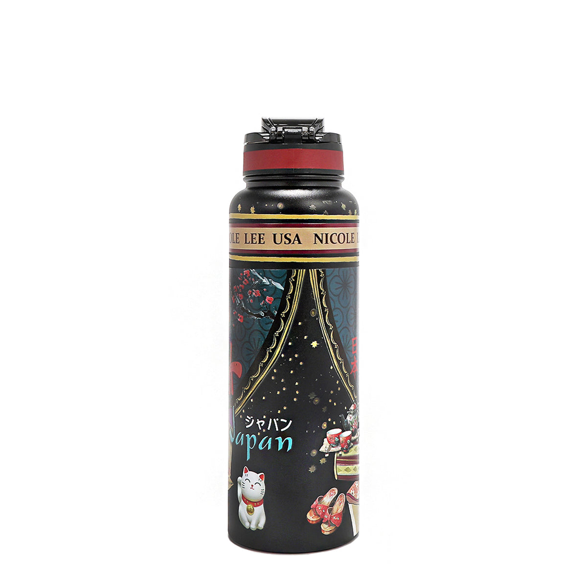 40 OZ TUMBLER BOTTLE AKIKO LA BELLEZA