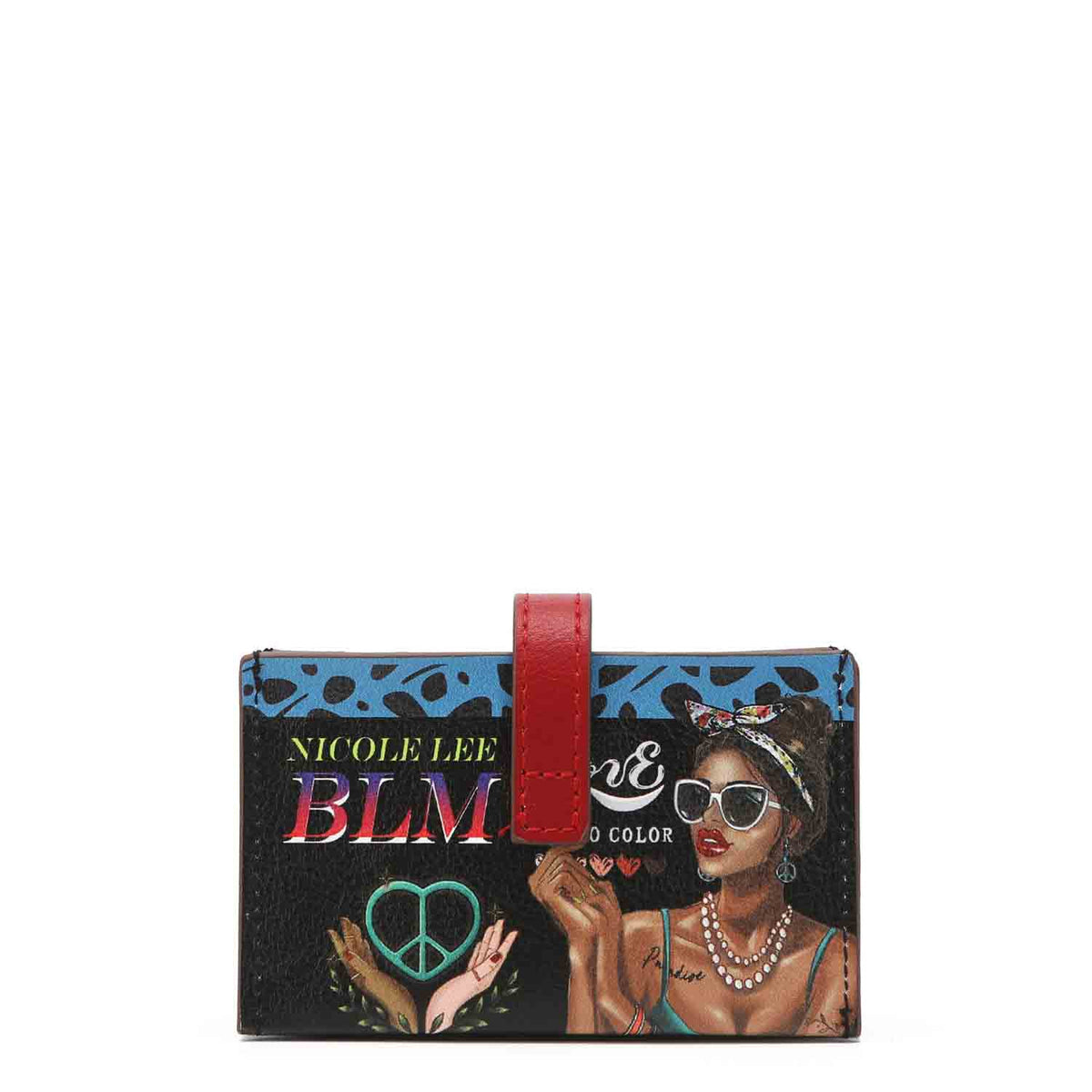 RFID ACCORDION CARD CASE LATOYA LOVES WHO SHE IS