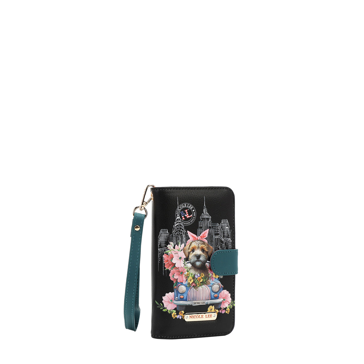 NL SIGNATURE PHONE CASE AND WALLET WRISTLET FAMILY YEARBOOK
